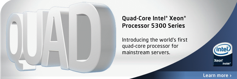 intel QUAD Core Xeon 5300 Series